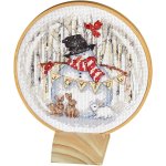 (image for) Joyful Snowglobe Counted Cross Stitch Kit